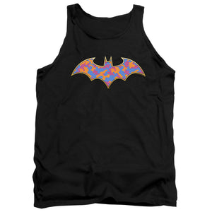 AN OFFCIALLY LICENSED BATMAN GOLD CAMO ADULT UNISEX TANK TOP BLACK