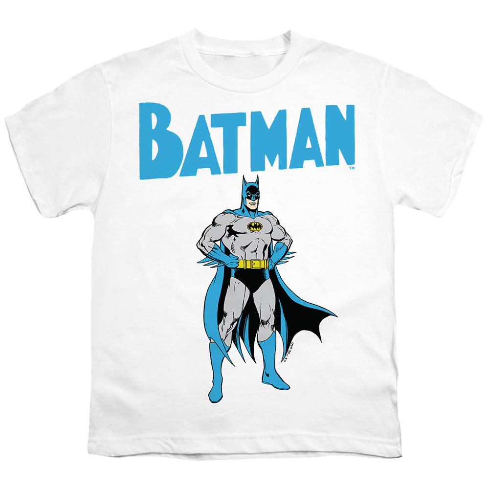 Batman Stance Licensed Kid's T-Shirt (Ages 4-7) XS-XL