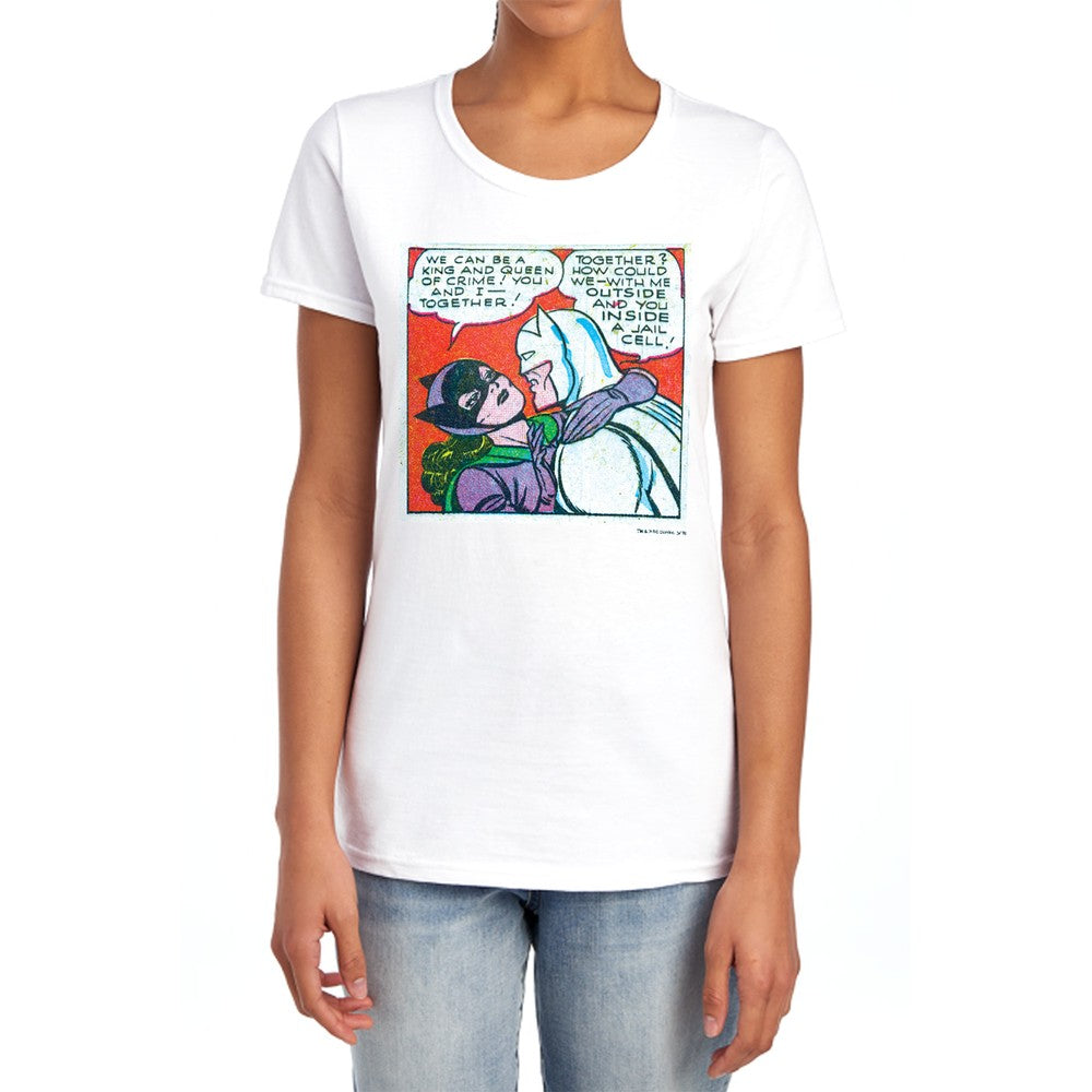 Batman Jail Cell Licensed Women's T-Shirt Regular Fit SM-2X