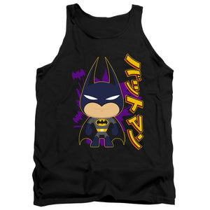 AN OFFCIALLY LICENSED BATMAN CUTE KANJI ADULT UNISEX TANK TOP BLACK