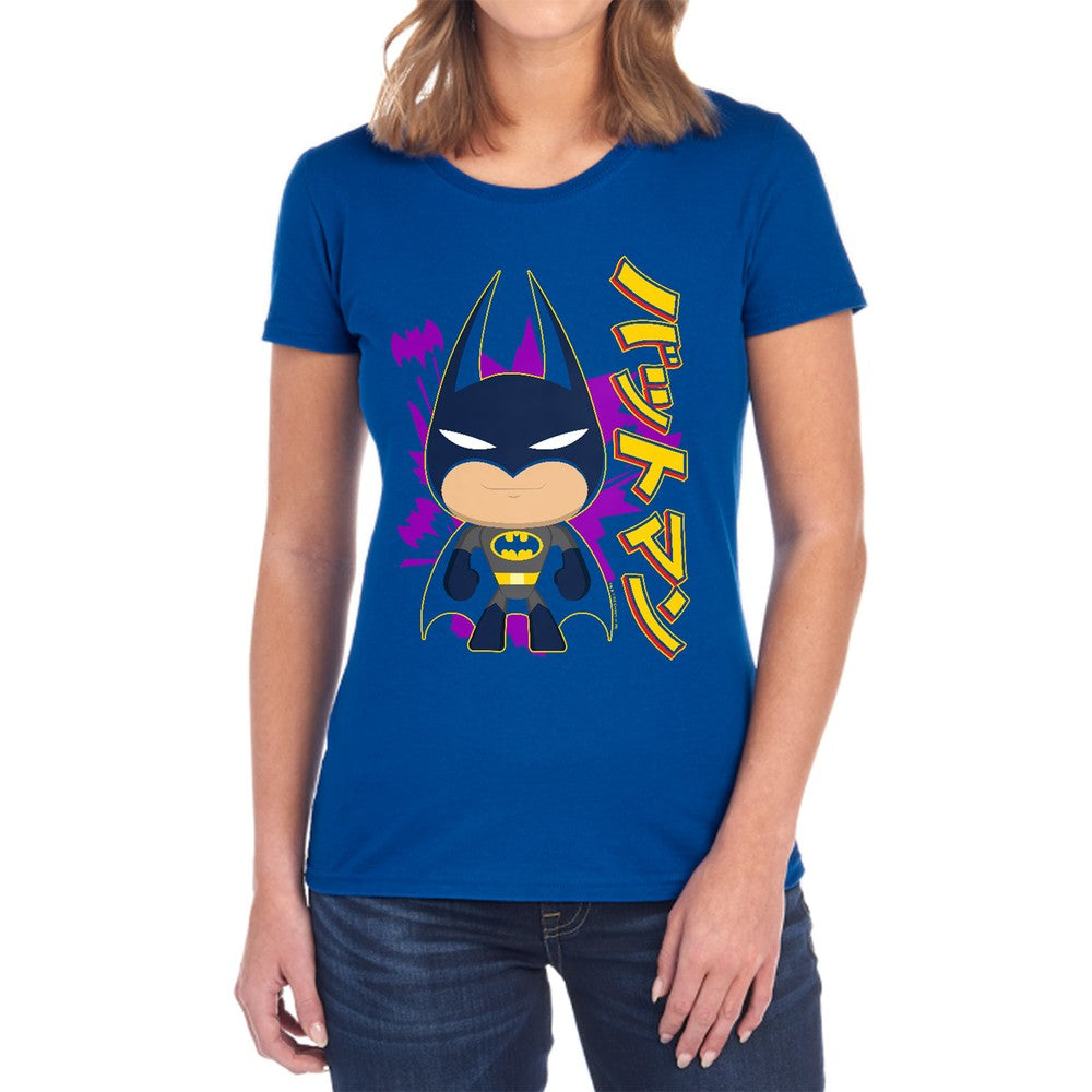 Batman Cute Kanji Licensed Women's T-Shirt Regular Fit SM-2X