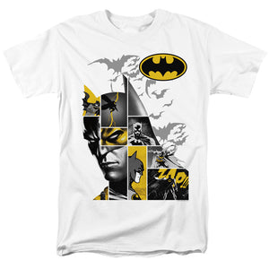 AN OFFCIALLY LICENSED BATMAN LONG LIVE MEN'S REGULAR FIT T-SHIRT WHITE