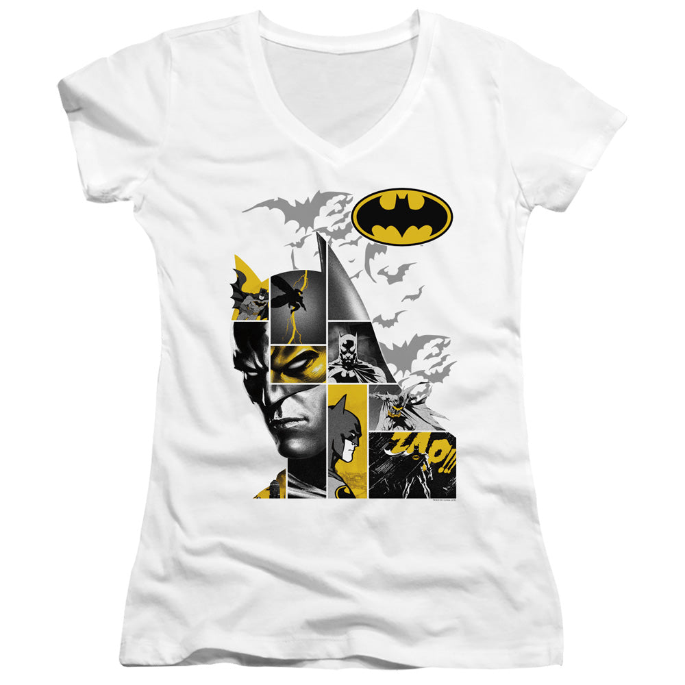 Batman Long Live Licensed Women's T-Shirt Juniors V-Neck SM