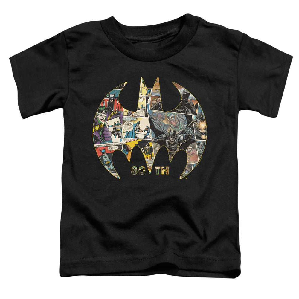 Batman 80Th Shield Licensed Toddler T-Shirt SM-LG