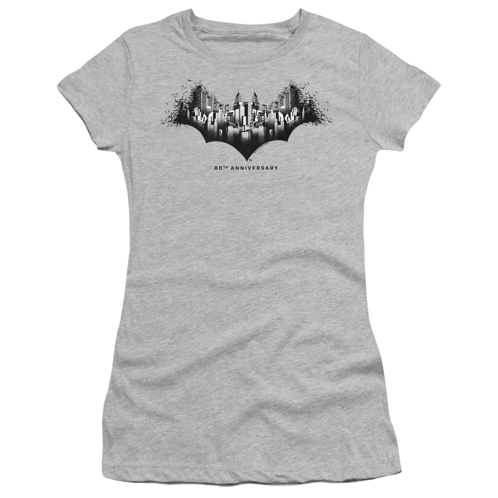 Batman Gotham Shield Licensed Women's T-Shirt Juniors SM-2X
