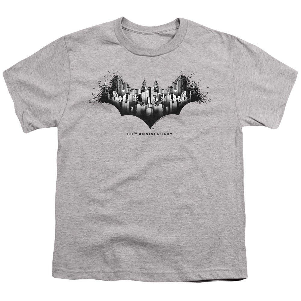 Batman Gotham Shield Licensed Kid's T-Shirt (Ages 4-7) XS-XL