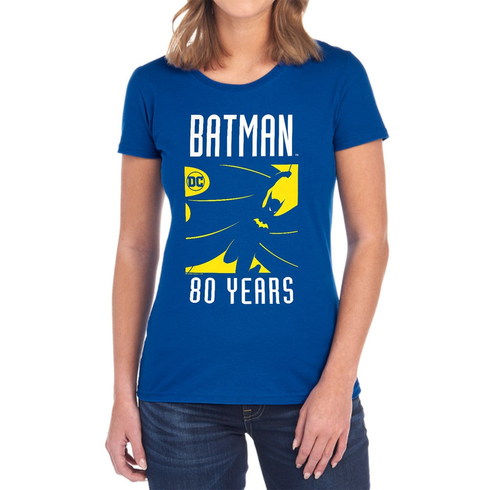 Batman Silhouette Licensed Women's T-Shirt Regular Fit SM-2X