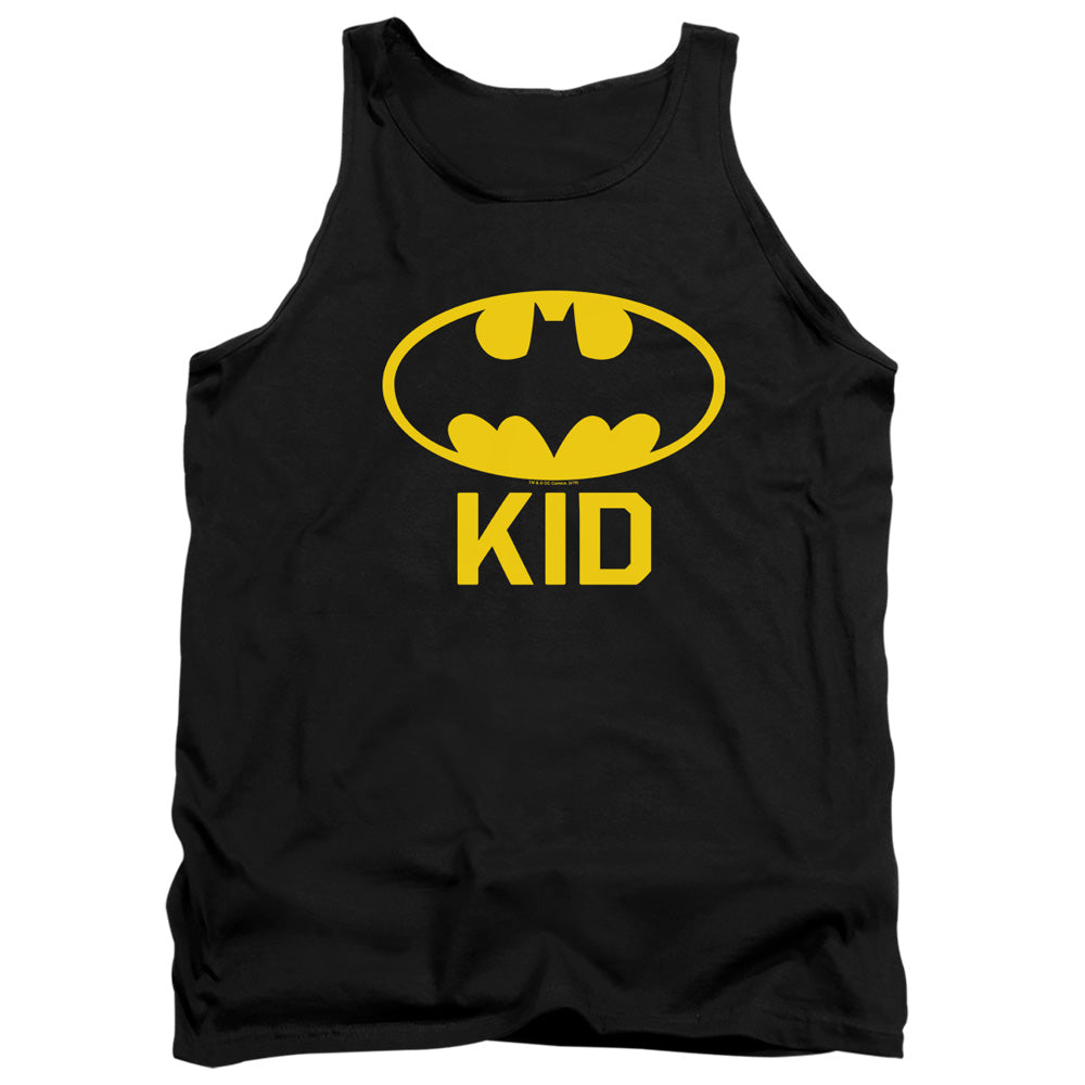 AN OFFCIALLY LICENSED BATMAN BAT KID ADULT UNISEX TANK TOP BLACK