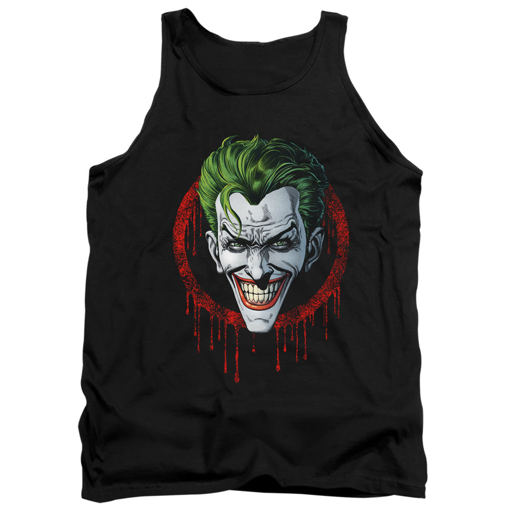 Batman Joker Drip Licensed Adult Unisex Tank Top SM-2X