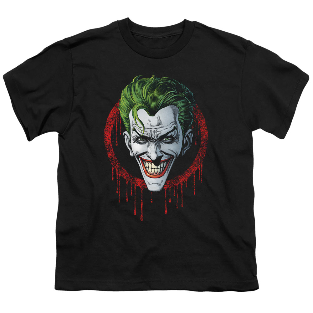 Batman Joker Drip Licensed Kid's T-Shirt (Ages 4-7) XS-XL