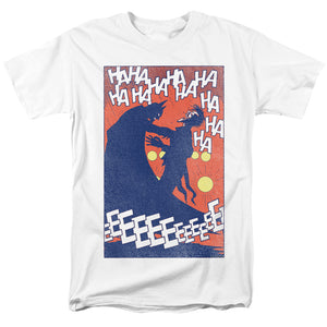 AN OFFCIALLY LICENSED BATMAN PUNCHLINE MEN'S REGULAR FIT T-SHIRT WHITE