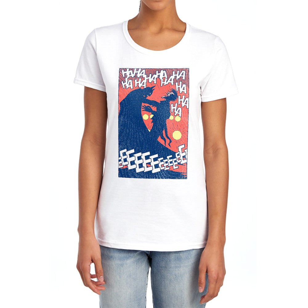 Batman Punchline Licensed Women's T-Shirt Regular Fit SM-2X