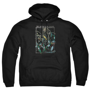 AN OFFCIALLY LICENSED BATMAN BATMAN WHO LAUGHS ADULT UNISEX PULLOVER HOODIE BLACK