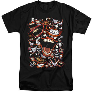 AN OFFCIALLY LICENSED BATMAN FAMOUS WRETCH MEN'S TALL FIT T-SHIRT BLACK