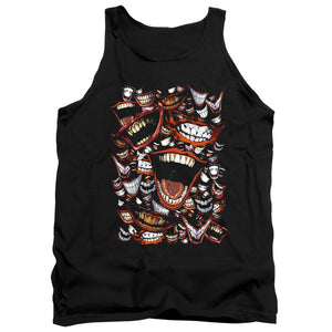 AN OFFCIALLY LICENSED BATMAN FAMOUS WRETCH ADULT UNISEX TANK TOP BLACK