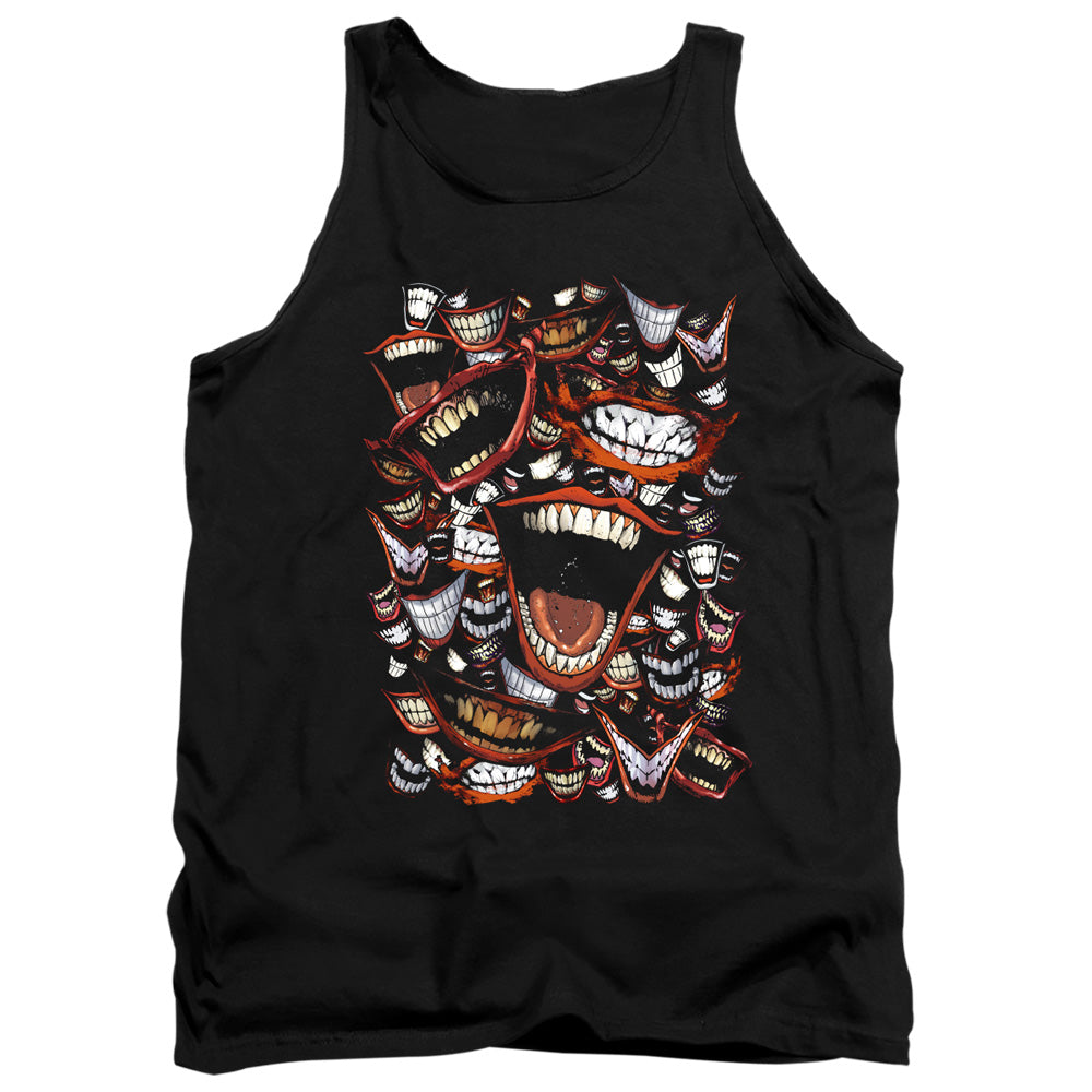 AN OFFCIALLY LICENSED BATMAN FAMOUS WRETCH ADULT UNISEX TANK TOP BLACK
