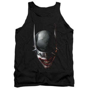 AN OFFCIALLY LICENSED BATMAN BATMAN WHO LAUGHS HEAD ADULT UNISEX TANK TOP BLACK