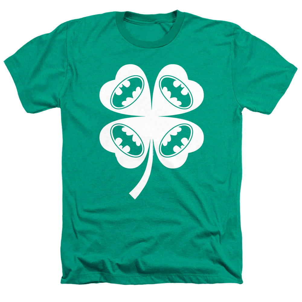 Batman Bat Clover Licensed Adult Unisex T-Shirt Heather Tee SM-3X