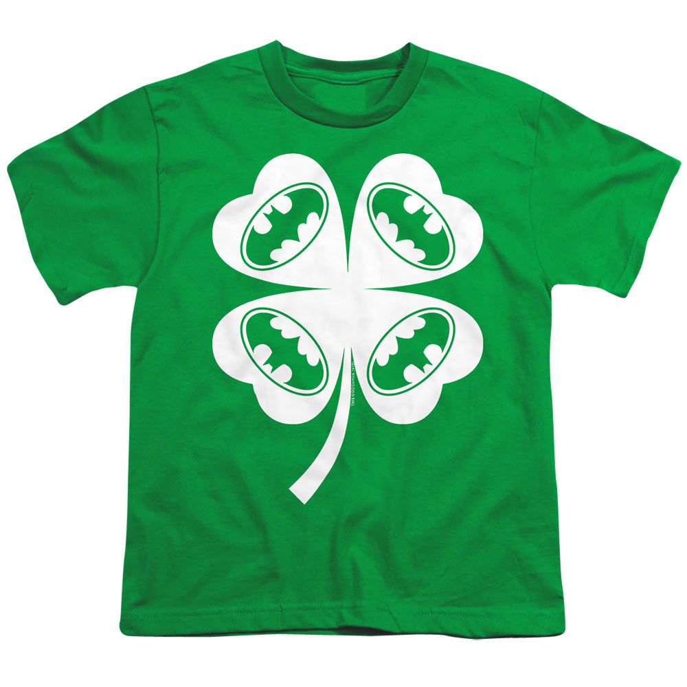 Batman Bat Clover Licensed Kid's T-Shirt (Ages 4-7) XS-XL