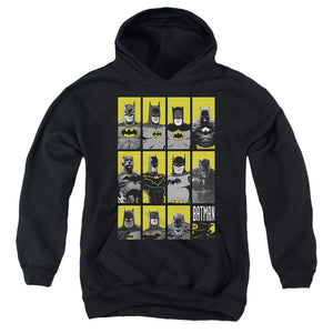 AN OFFCIALLY LICENSED BATMAN 80 YEARS BATMEN YOUTH HOODIE BLACK