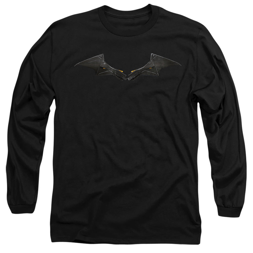 The Batman (2022) Chest Logo Licensed Adult Unisex Long Sleeve T-Shirt SM-3X
