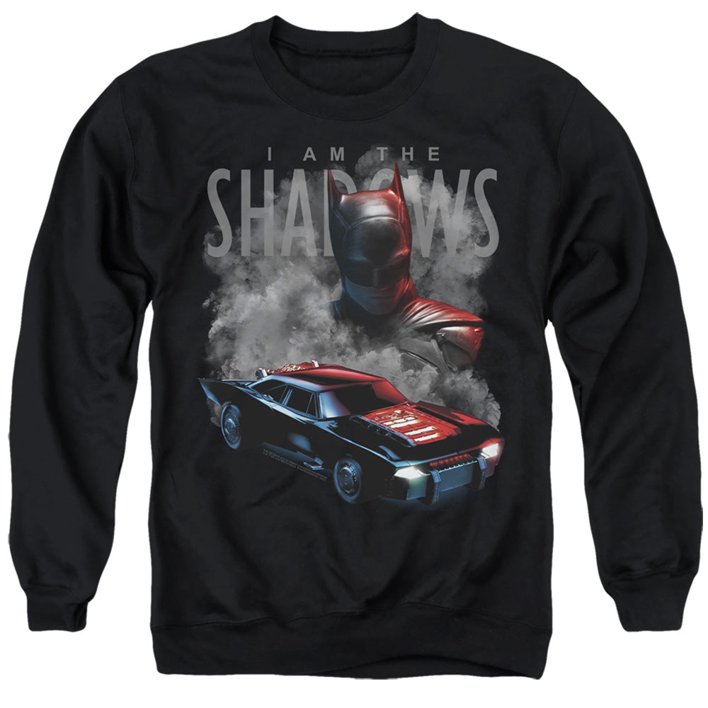The Batman (2022) Batman And Batmobile Licensed Adult Unisex Crewneck Sweatshirt