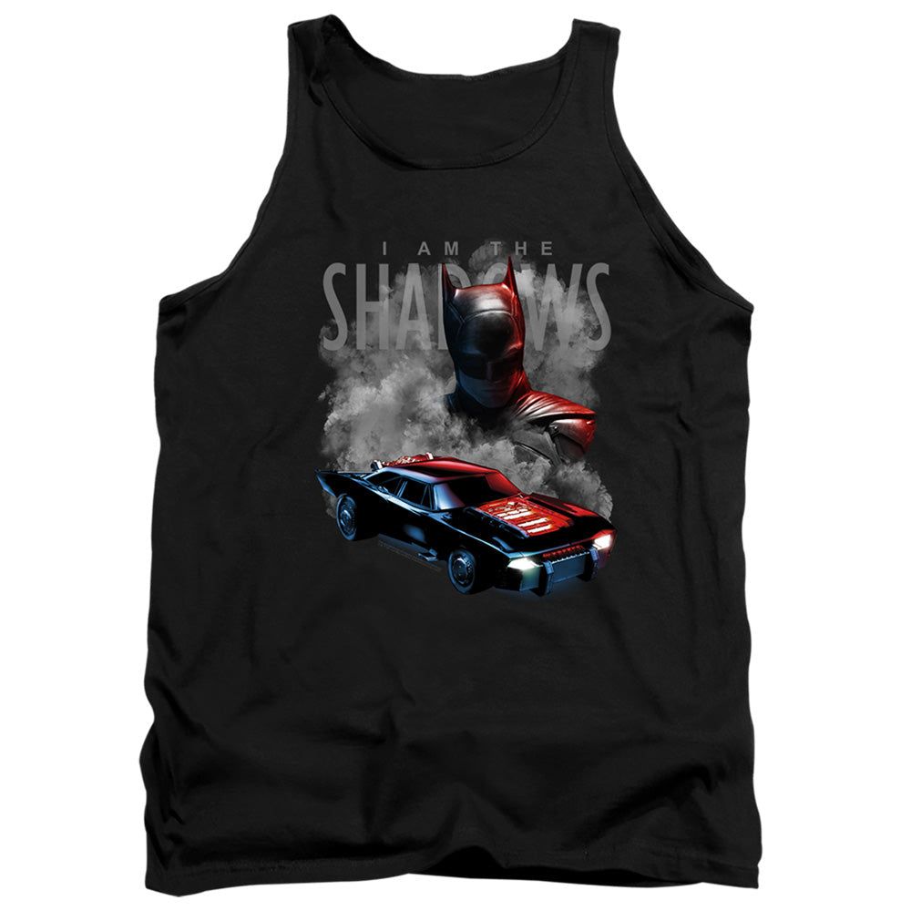 The Batman (2022) Batman And Batmobile Licensed Adult Unisex Tank Top SM-2X