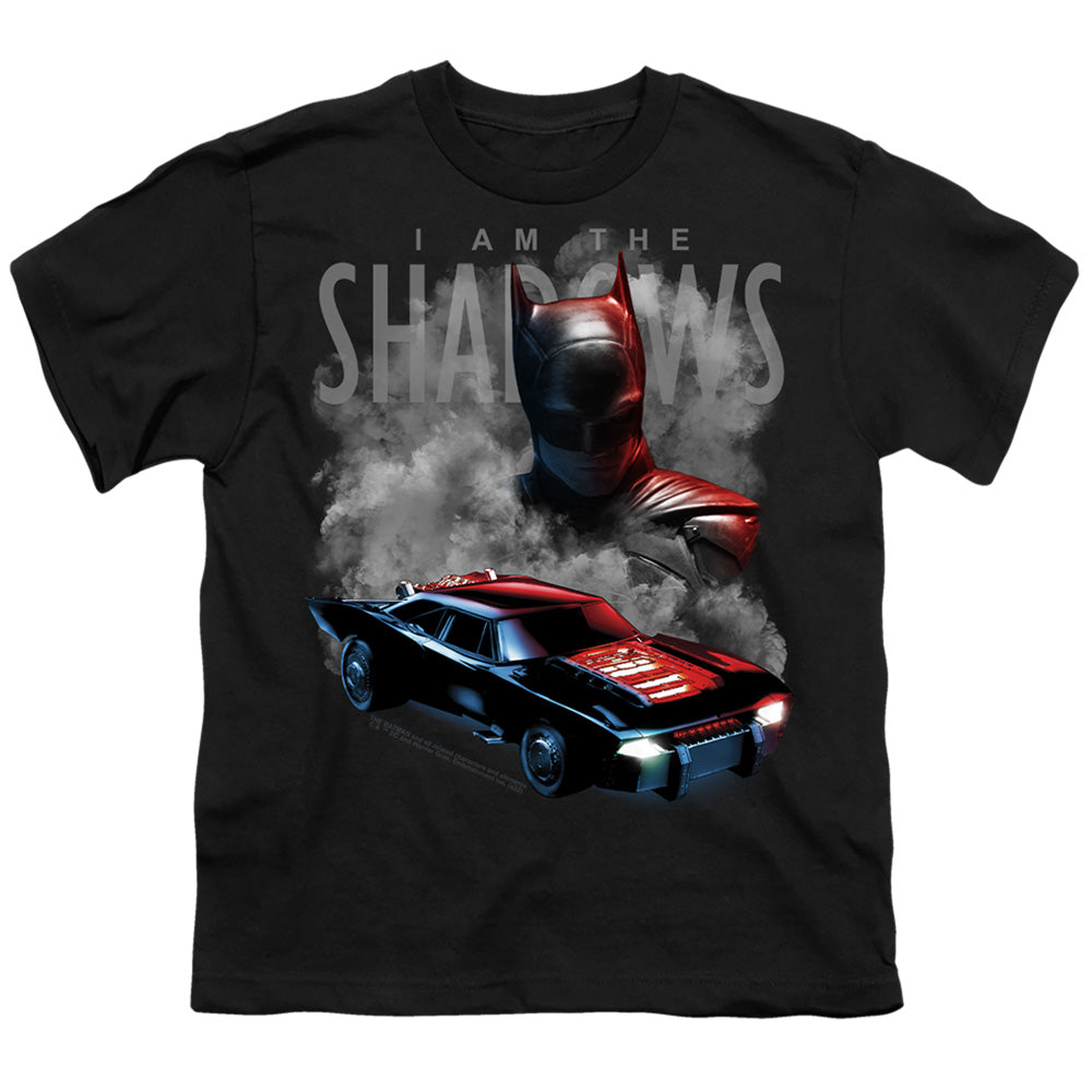 The Batman (2022) Batman And Batmobile Licensed Kid's T-Shirt (Ages 4-7) SM-XL
