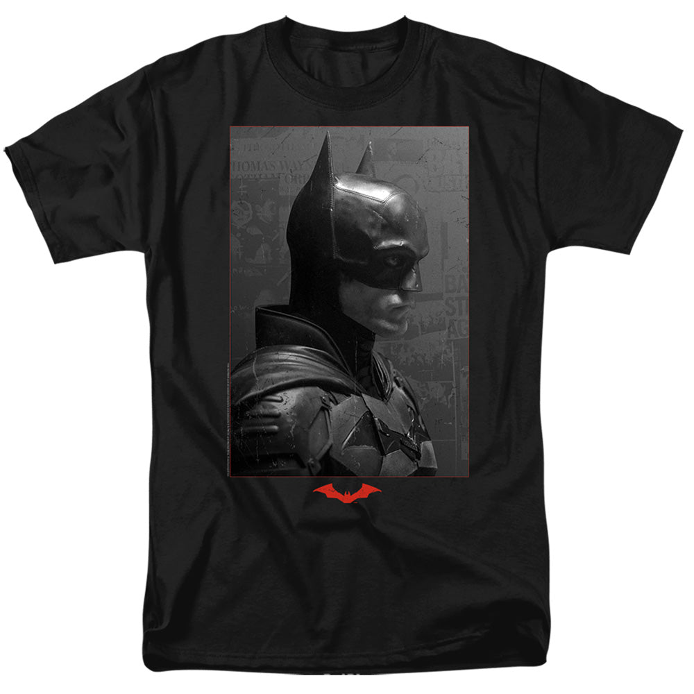 The Batman (2022) Worn Portrait Licensed Adult Unisex T-Shirt Regular Fit Tee