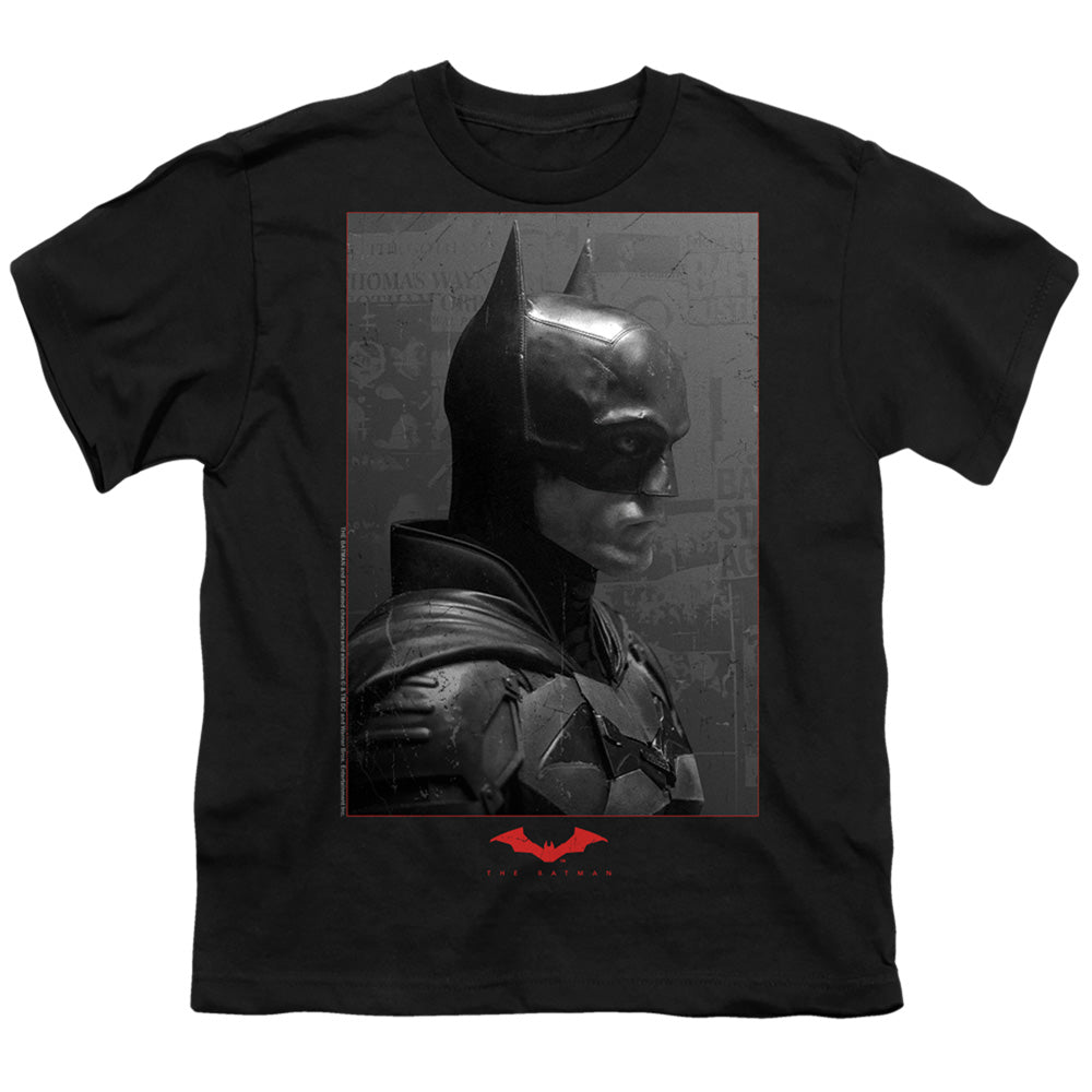 The Batman (2022) Worn Portrait Licensed Kid's T-Shirt (Ages 4-7) SM-XL
