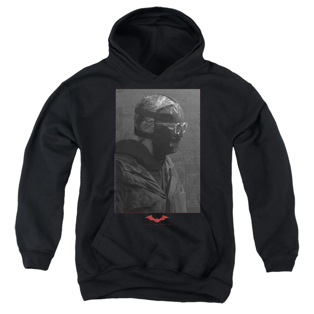 The Batman (2022) Riddler Worn Portrait Licensed Youth Hoodie (Ages 8-12) SM-XL