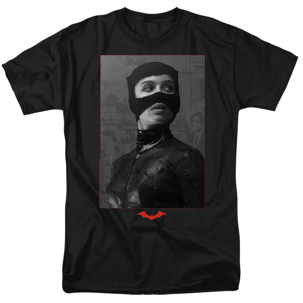 The Batman (2022) Catwoman Worn Portrait Licensed Adult Unisex T-Shirt SM-5X