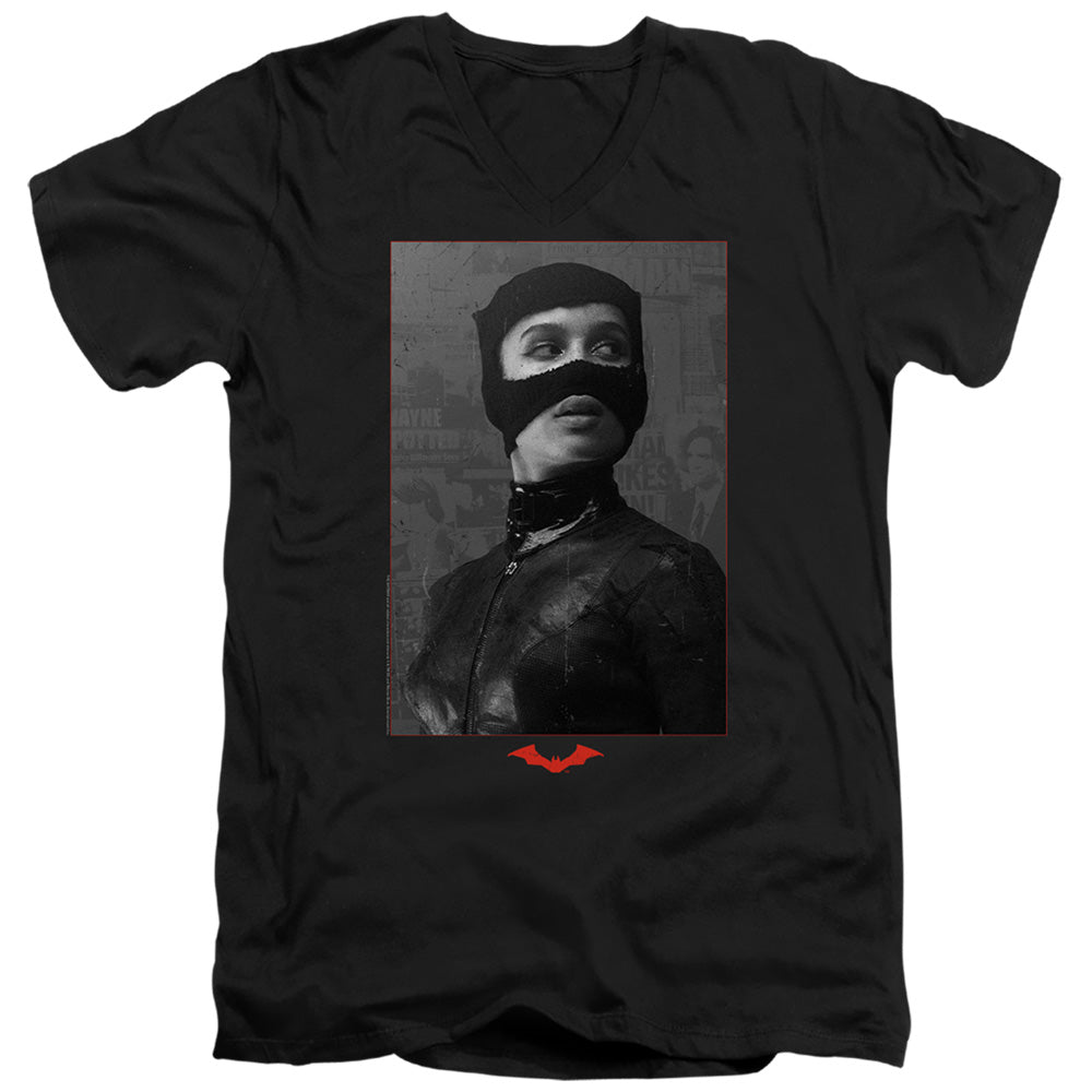 The Batman (2022) Catwoman Worn Portrait Licensed Adult Unisex T-Shirt SM-2X