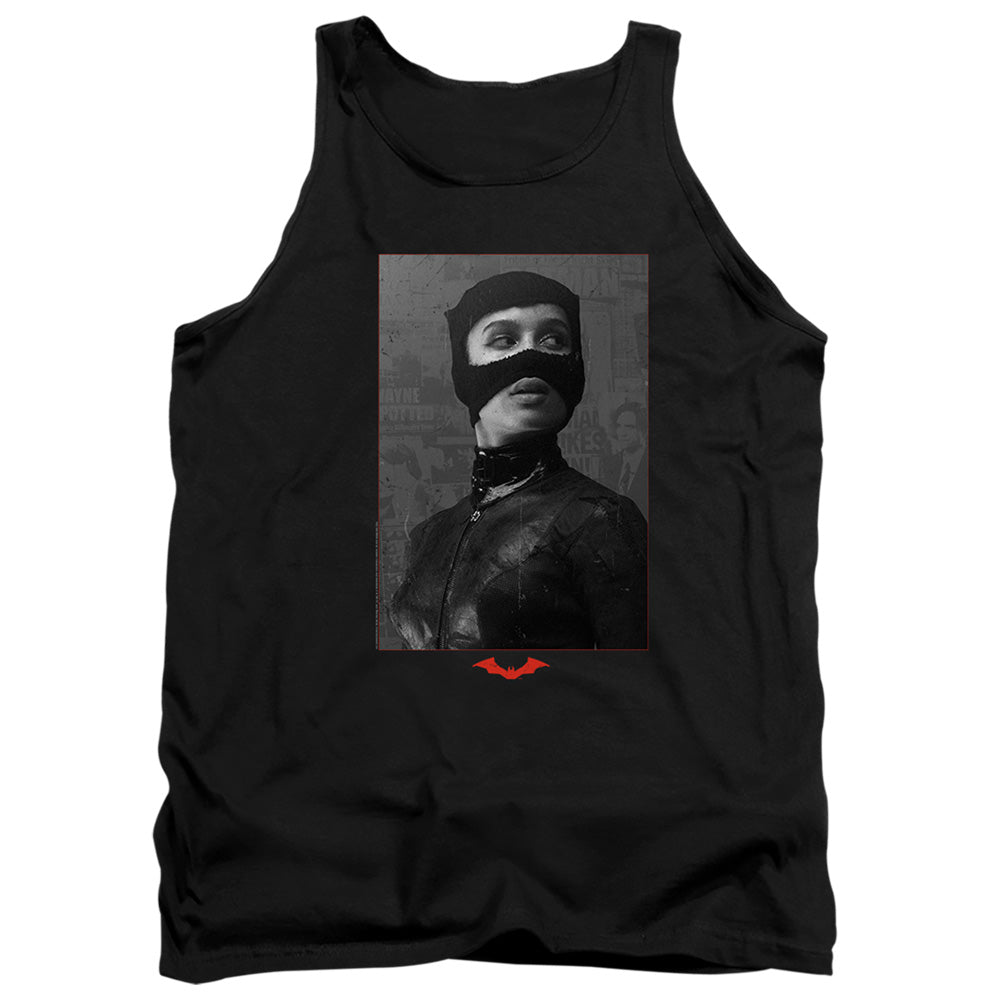 The Batman (2022) Catwoman Worn Portrait Licensed Adult Unisex Tank Top SM-2X