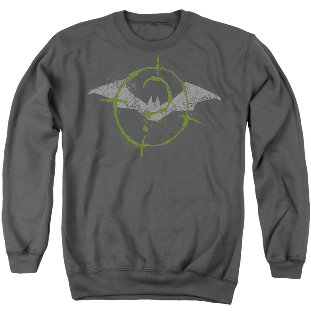 The Batman (2022) Scribbles Bat Logo Licensed Adult Unisex Crewneck Sweatshirt