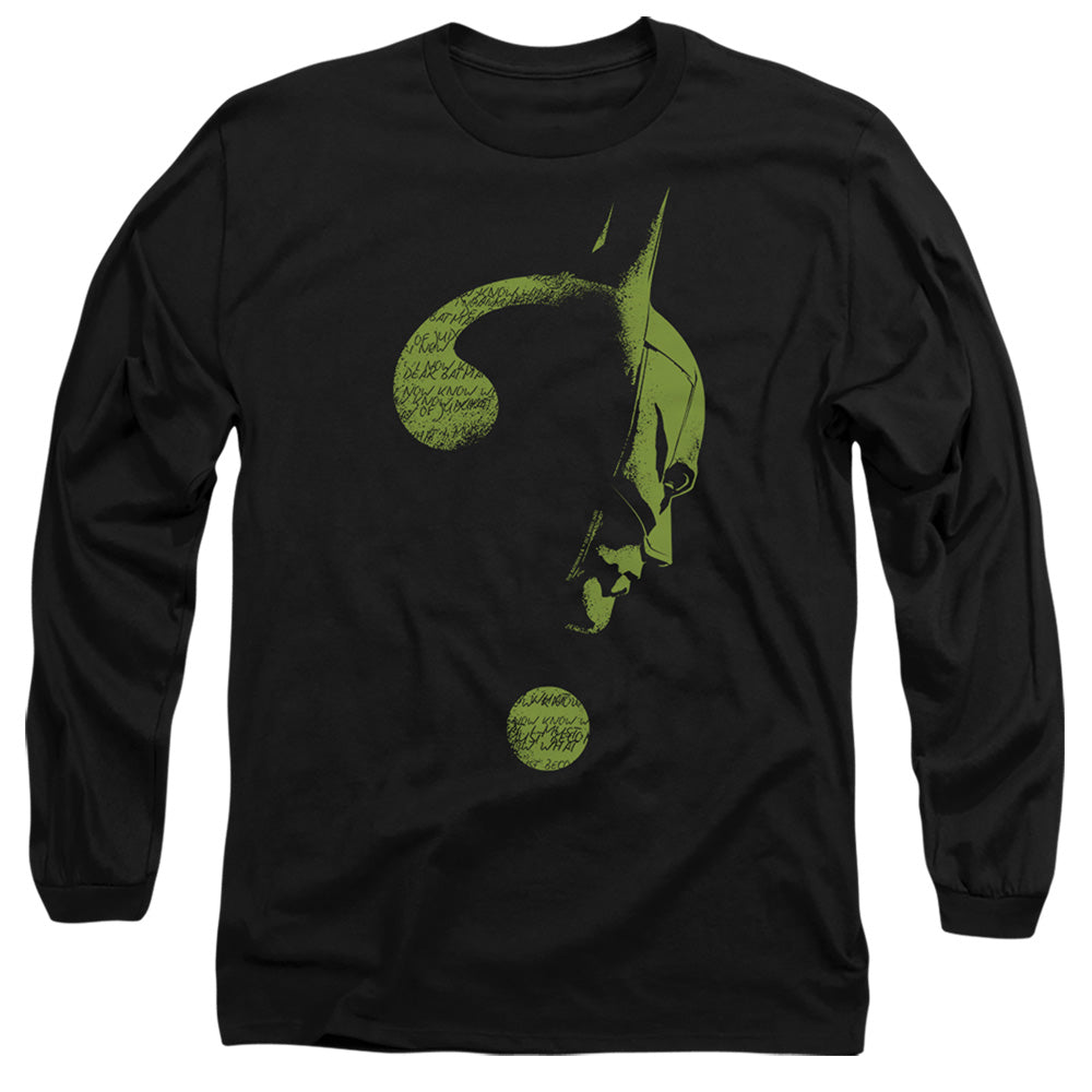 The Batman (2022) Question Mark Licensed Adult Unisex Long Sleeve T-Shirt SM-3X