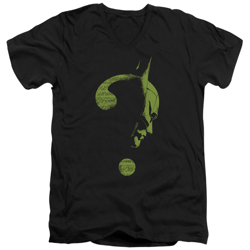 The Batman (2022) Question Mark Licensed Adult Unisex T-Shirt V-Neck Tee SM-2X