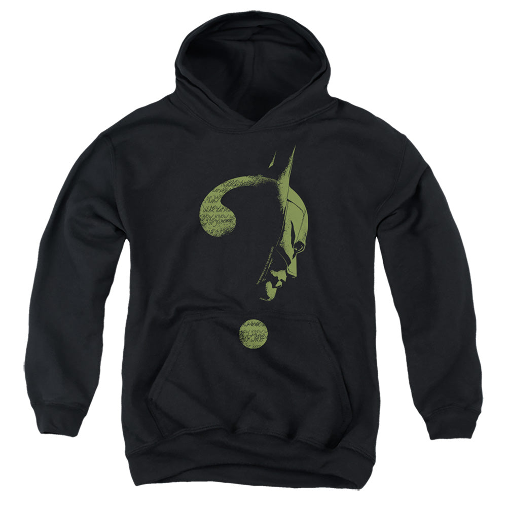 The Batman (2022) Question Mark Licensed Youth Hoodie (Ages 8-12) SM-XL