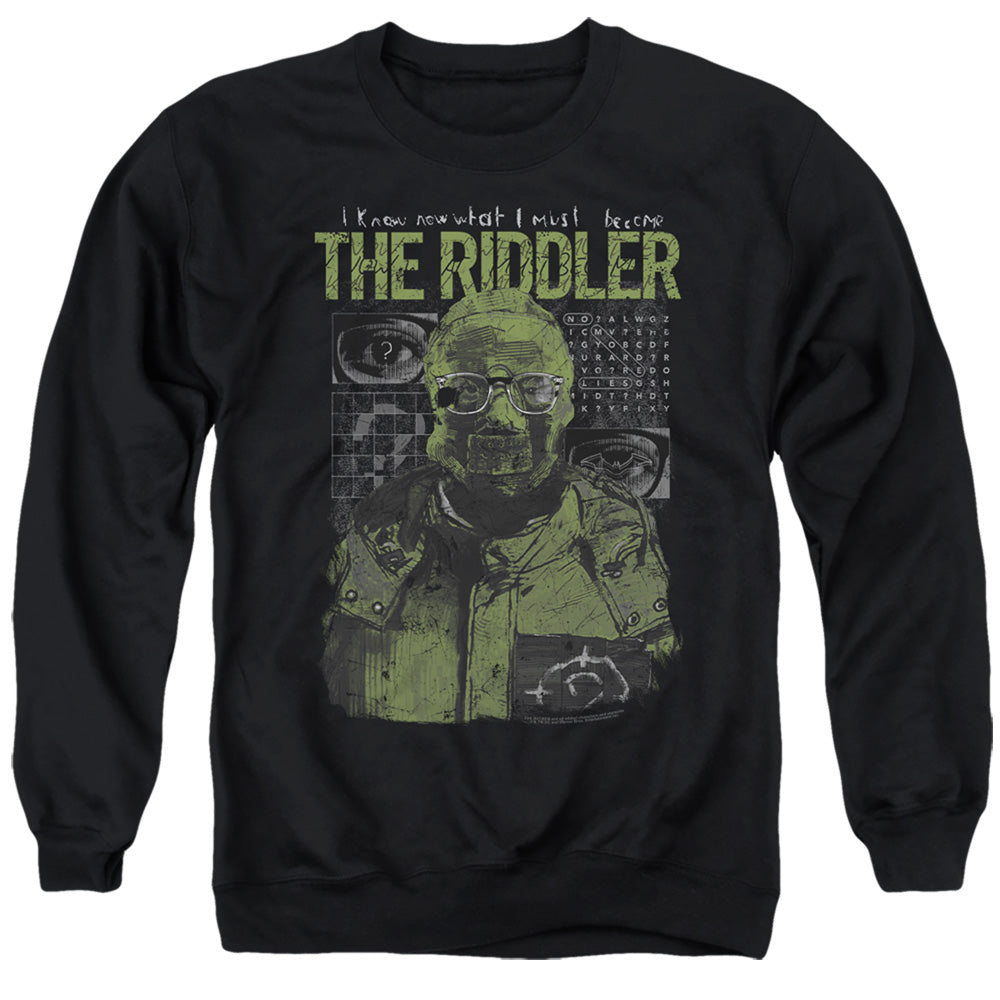 The Batman (2022) Riddler Illustration Licensed Adult Unisex Crewneck Sweatshirt