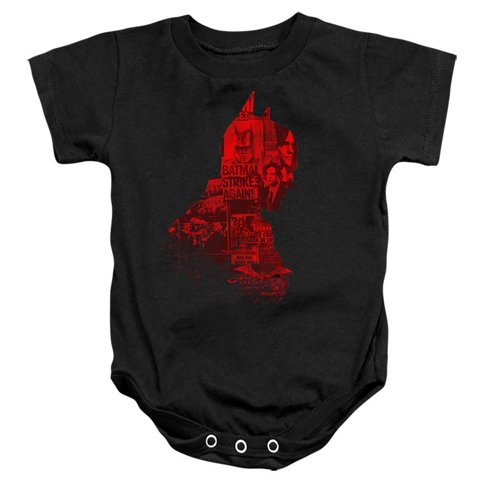 The Batman (2022) News Silhouette Licensed Baby Bodysuit SM-XL