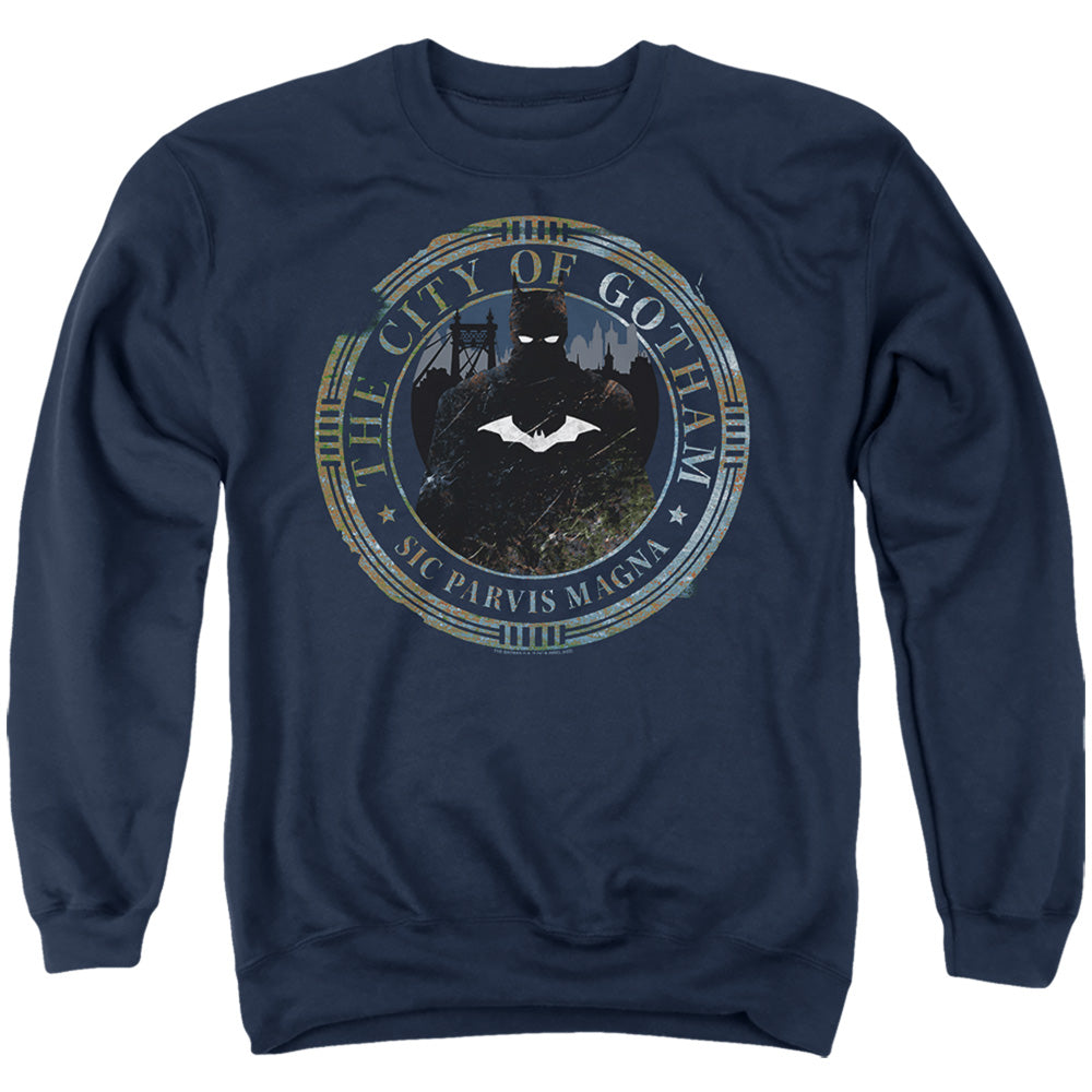 The Batman (2022) Gotham Seal Licensed Adult Unisex Crewneck Sweatshirt SM-3X