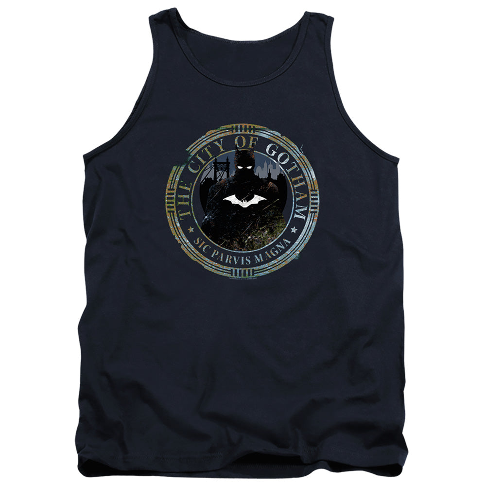 The Batman (2022) Gotham Seal Licensed Adult Unisex Tank Top SM-2X