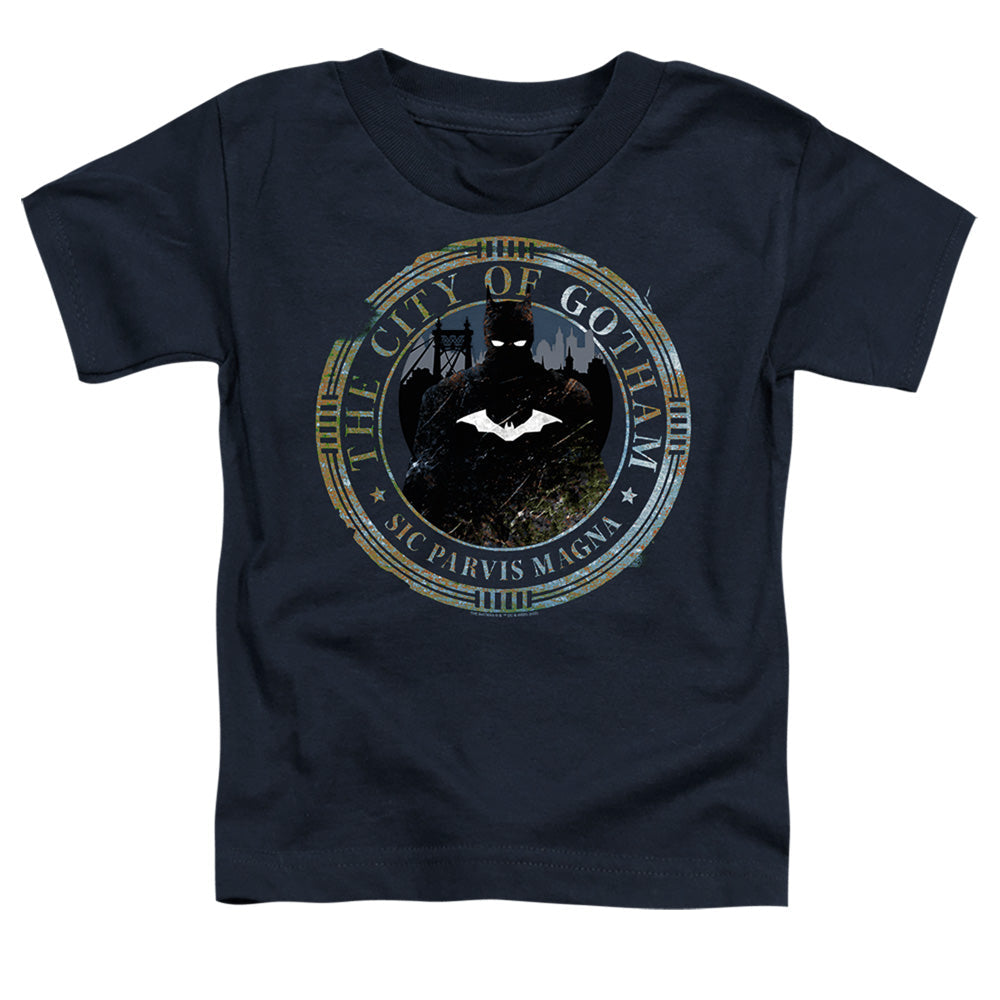 The Batman (2022) Gotham Seal Licensed Toddler T-Shirt SM-LG