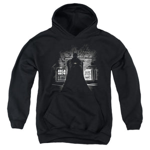 AN OFFCIALLY LICENSED BATMAN BATMAN DARK YOUTH HOODIE BLACK