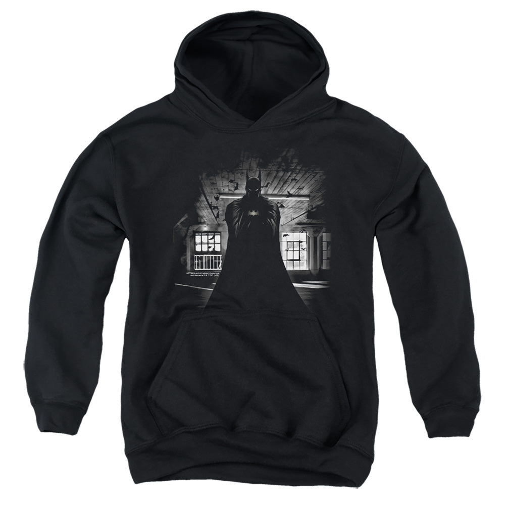 AN OFFCIALLY LICENSED BATMAN BATMAN DARK YOUTH HOODIE BLACK