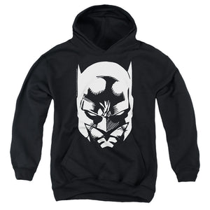 AN OFFCIALLY LICENSED BATMAN BATMAN LINES YOUTH HOODIE BLACK