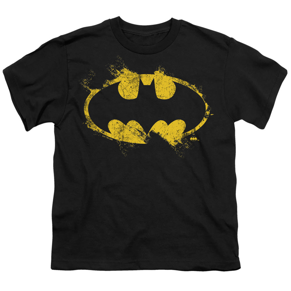 Batman Paint Roller Logo Licensed Kid's T-Shirt (Ages 4-7) SM-XL