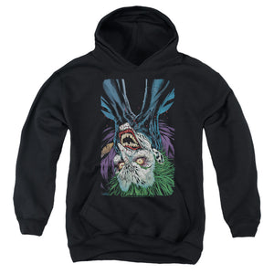 AN OFFCIALLY LICENSED BATMAN CHOKED YOUTH HOODIE BLACK