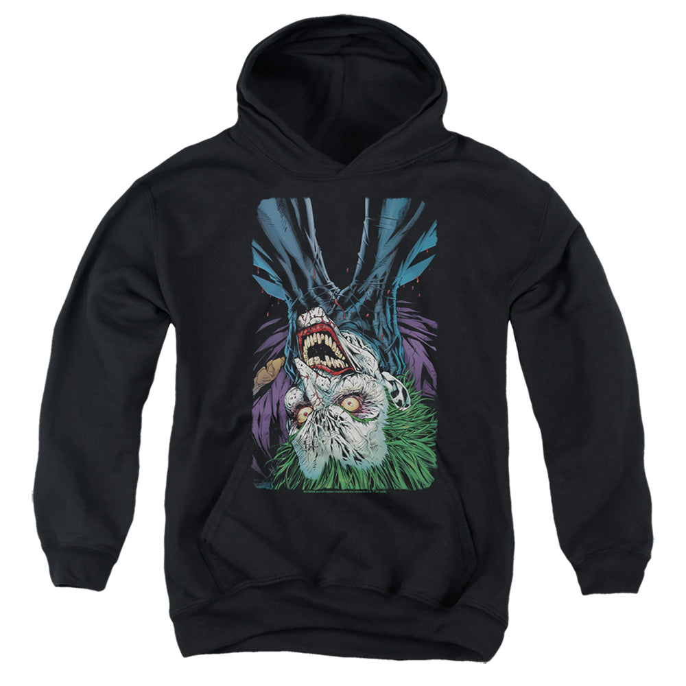 AN OFFCIALLY LICENSED BATMAN CHOKED YOUTH HOODIE BLACK