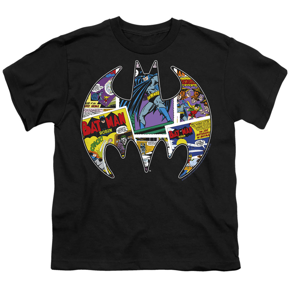 Batman Comic Bat Licensed Kid's T-Shirt (Ages 4-7) SM-XL